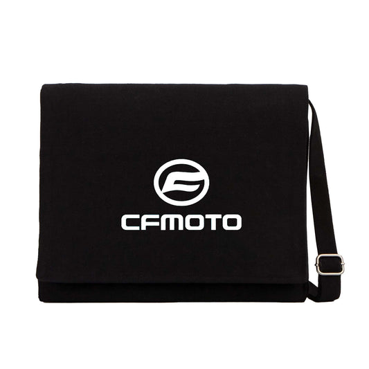 CFMOTO Logo White Siyah Postacı Çantası