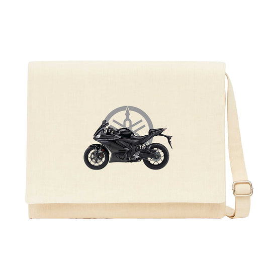 Yamaha R25 Vs Logo Krem Postacı Çantası