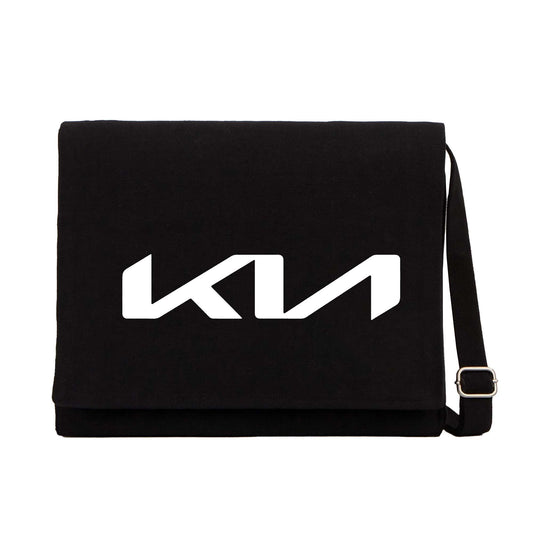 Kia New Logo Siyah Postacı Çantası