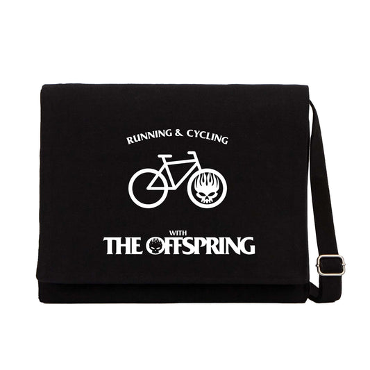 The Offspring Running & Cycling Siyah Kanvas Postacı Çantası