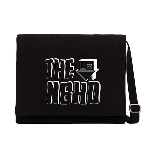 The Neighbourhood Text Siyah Kanvas Postacı Çantası
