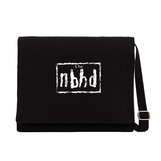 The Neigbourhood Nbhd Black Siyah Kanvas Postacı Çantası