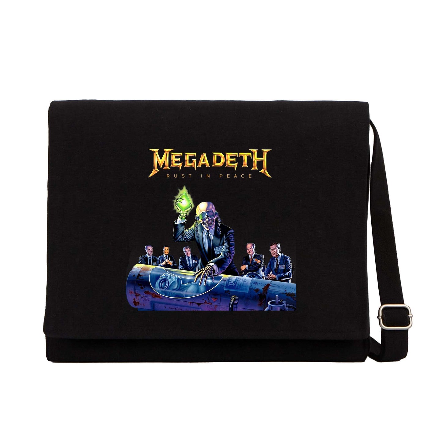 Megadeth Rust İn Peace New Siyah Kanvas Postacı Çantası