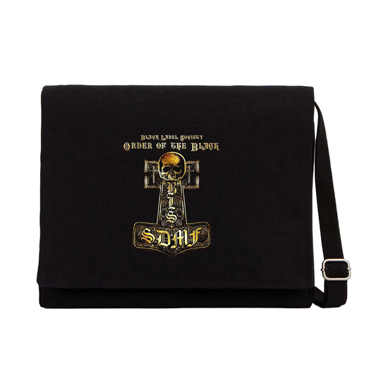 Black Label Society Order of The Black Siyah Kanvas Postacı Çantası