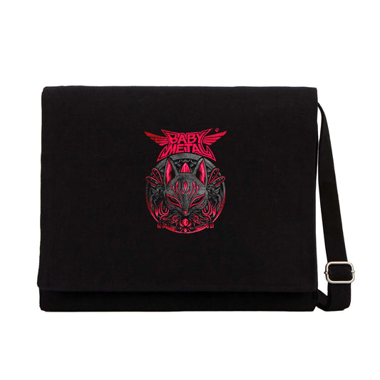 Babymetal Maneki Neko Siyah Kanvas Postacı Çantası