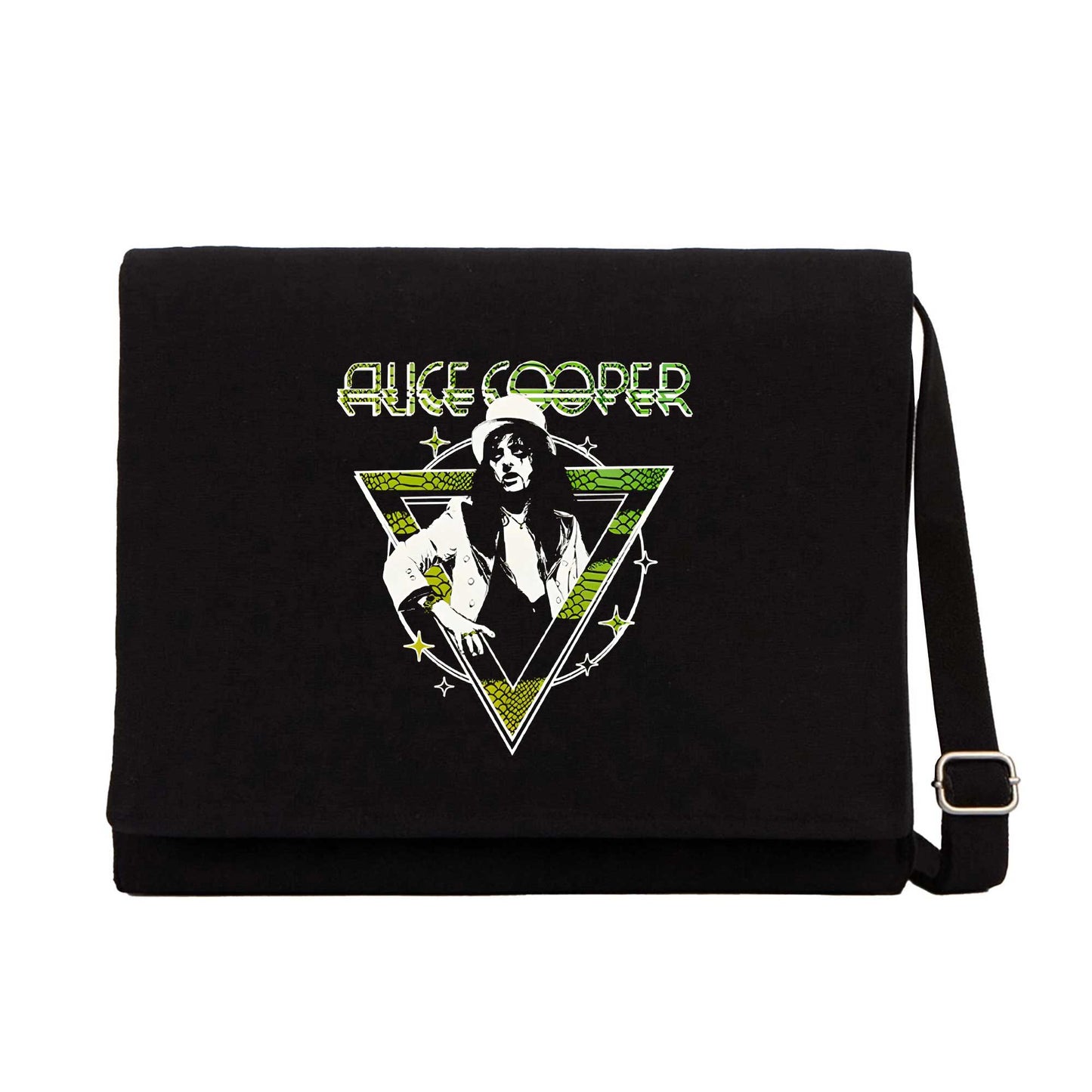 Alice Cooper Welcome To My Nightmare Siyah Kanvas Postacı Çantası