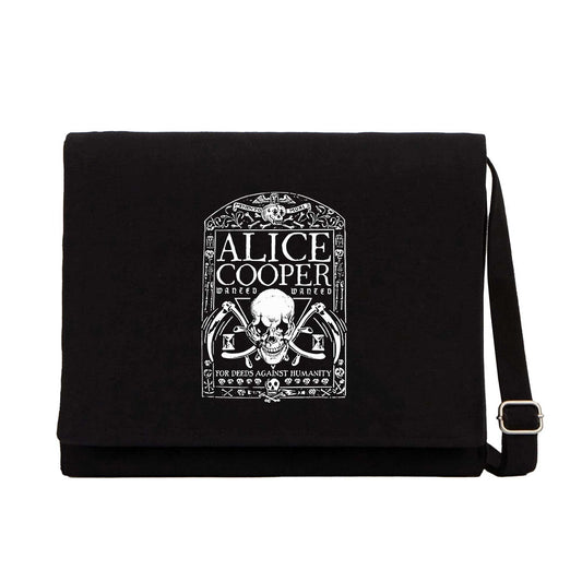 Alice Cooper Memento Mori Siyah Kanvas Postacı Çantası