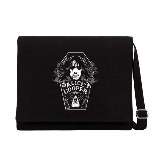 Alice Cooper Moon Of Alice Siyah Kanvas Postacı Çantası
