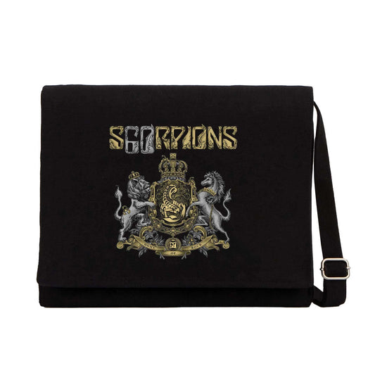 Scorpions Home Of Rock Siyah Kanvas Postacı Çantası