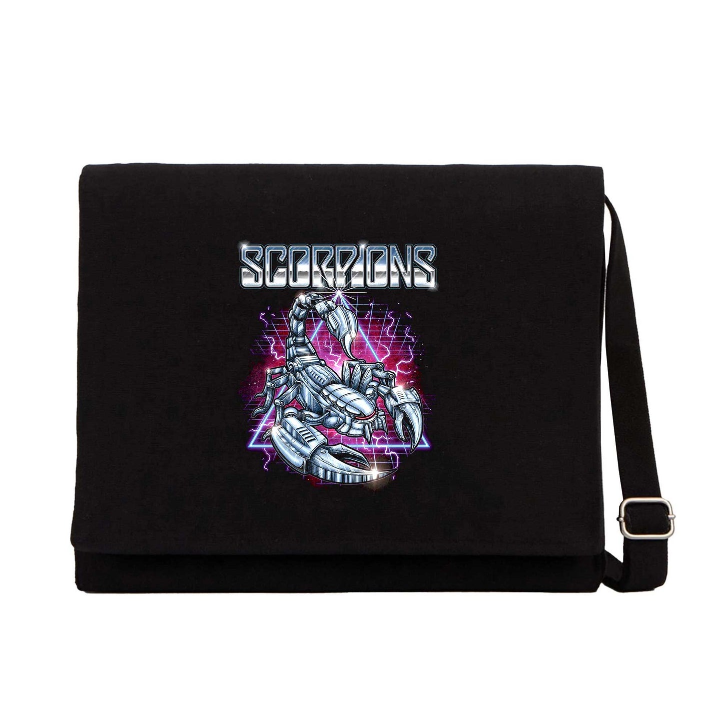 Scorpions Neo-Scorp Siyah Kanvas Postacı Çantası