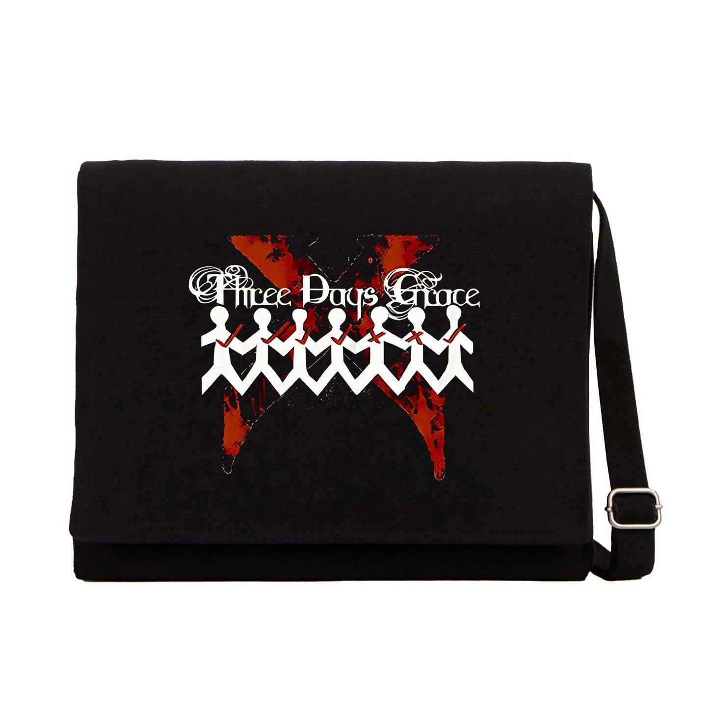 Three Days Grace One-X Siyah Kanvas Postacı Çantası