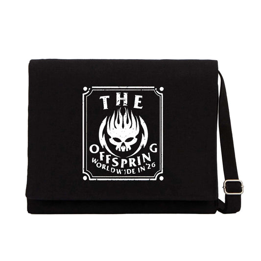 The Offspring Worldwide In '26 Siyah Kanvas Postacı Çantası