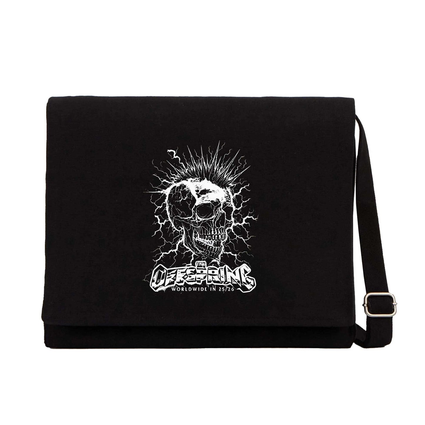 The Offspring Mohawk Siyah Kanvas Postacı Çantası