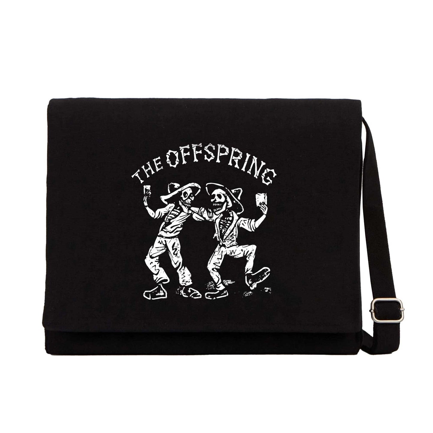 The Offspring Buddies Siyah Kanvas Postacı Çantası