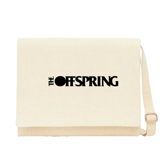 The Offspring Text Krem Kanvas Postacı Çantası