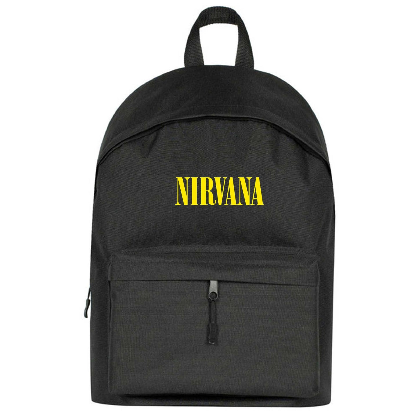 Nirvana Yazı Sarı Sırt Çantası