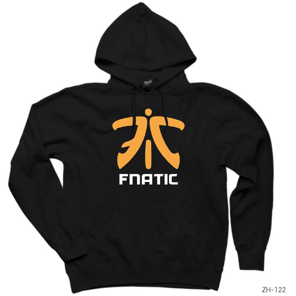 CSGO Fnatic Team Siyah Kapşonlu Sweatshirt Hoodie