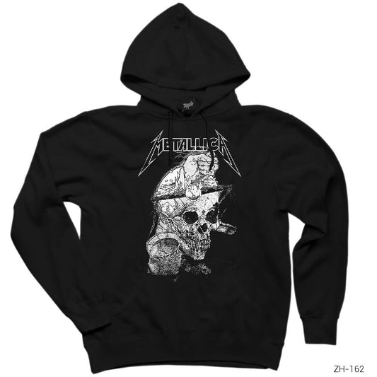 Metallica Chaos Siyah Kapşonlu Sweatshirt Hoodie