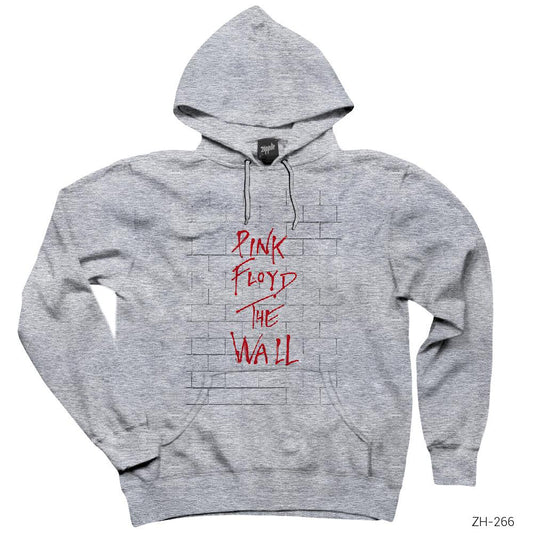Pink Floyd The Wall Gri Kapşonlu Sweatshirt Hoodie