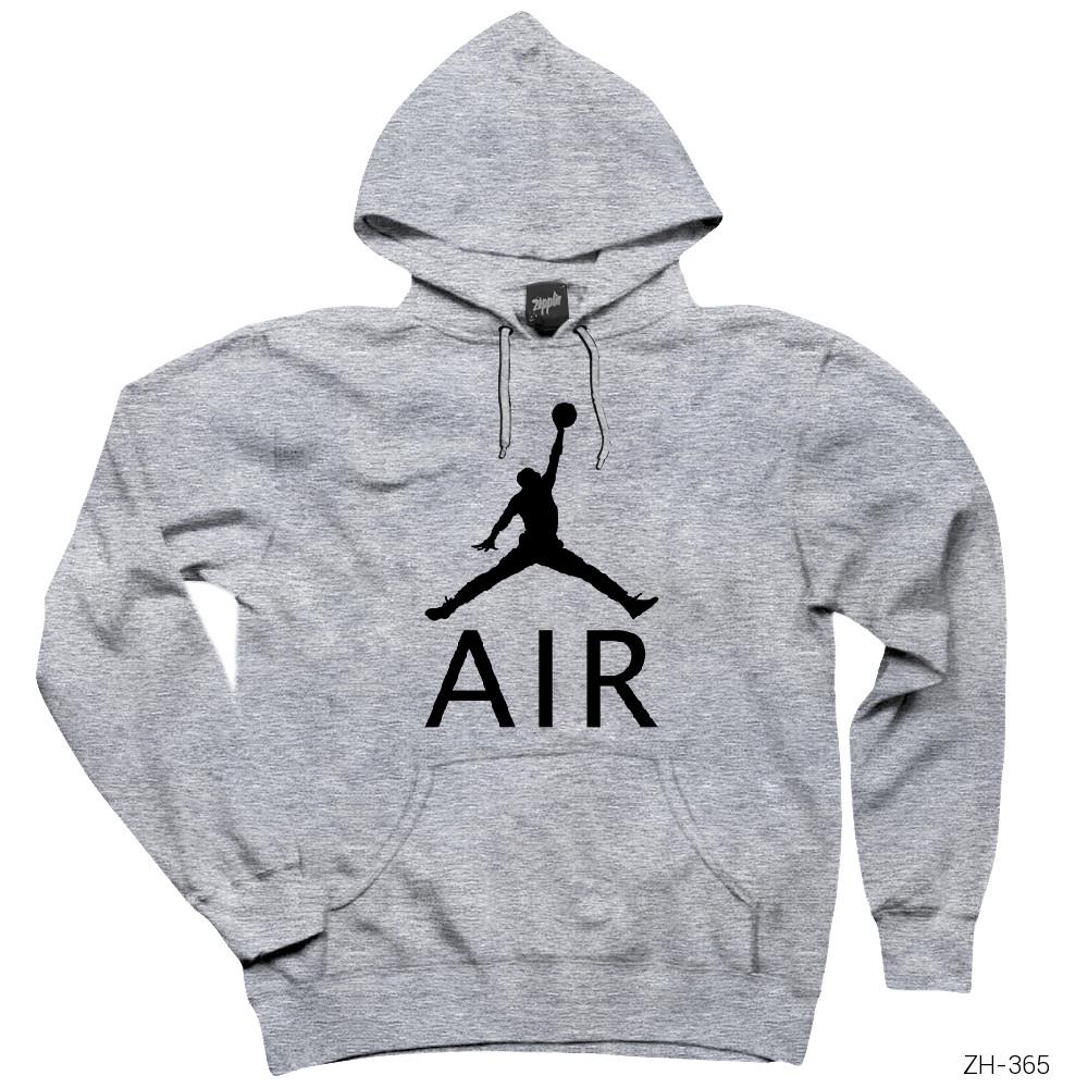 Air Jordan 2 Gri Kapşonlu Sweatshirt Hoodie