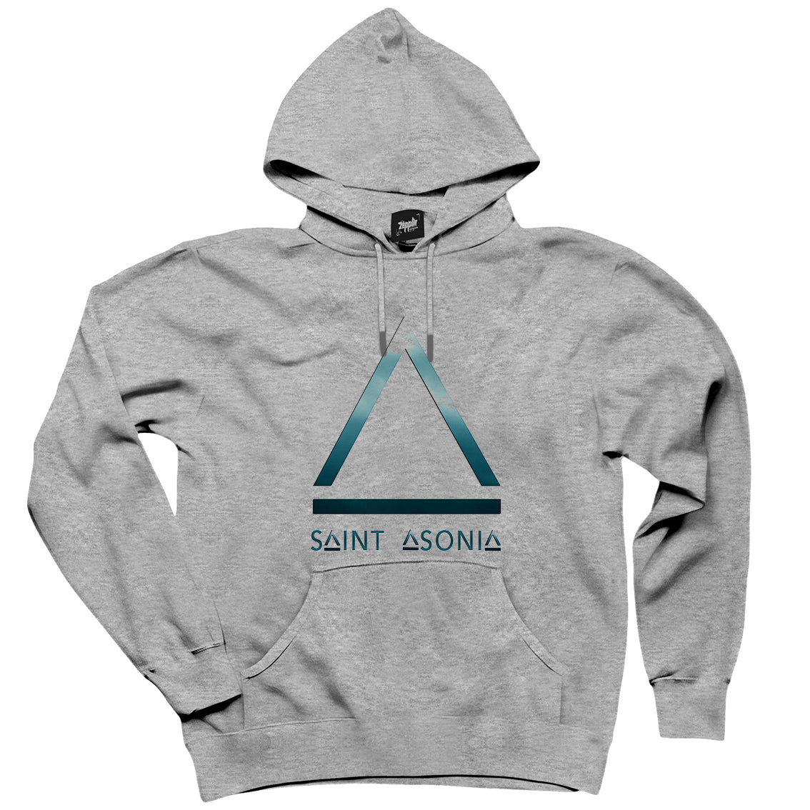 Saint Asonia Gri Kapşonlu Sweatshirt Hoodie