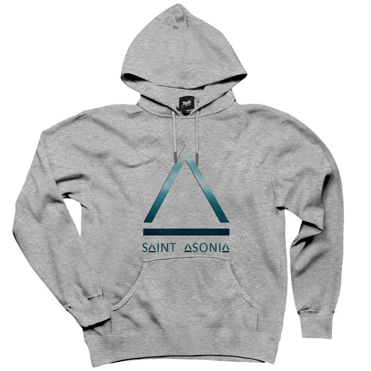 Saint Asonia Gri Kapşonlu Sweatshirt Hoodie