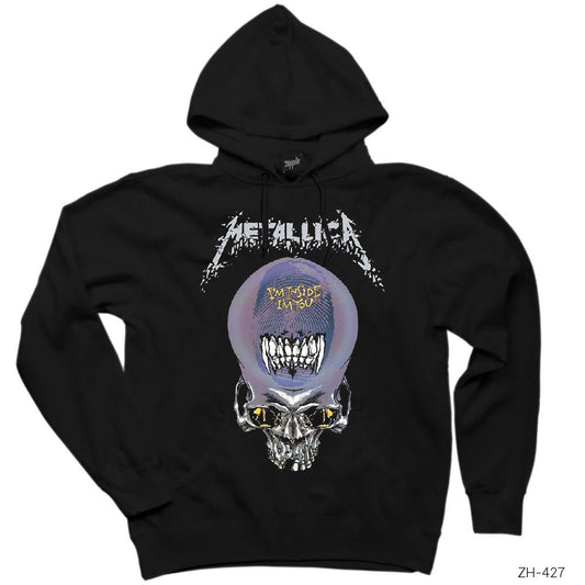 Metallica Im Inside Im You Siyah Kapşonlu Sweatshirt Hoodie