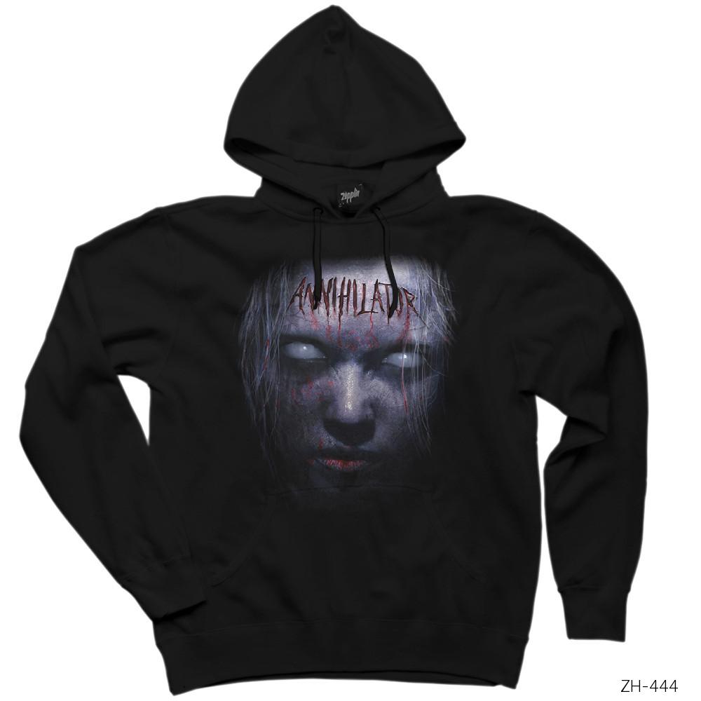 Annihilator Siyah Kapşonlu Sweatshirt Hoodie