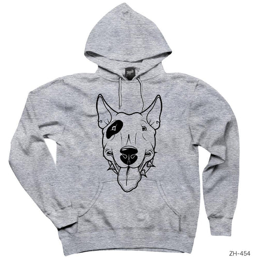 Dogo Arjantin Gri Kapşonlu Sweatshirt Hoodie