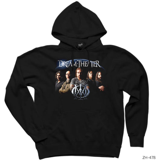 Dream Theater Group Siyah Kapşonlu Sweatshirt Hoodie