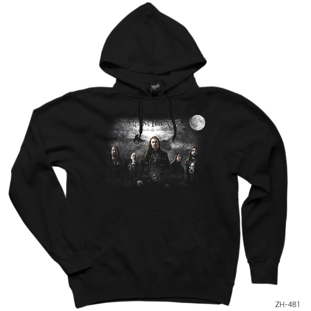 Dream Theater Black Clouds Siyah Kapşonlu Sweatshirt Hoodie