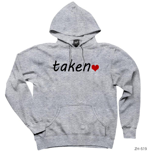 Taken Gri Kapşonlu Sweatshirt Hoodie