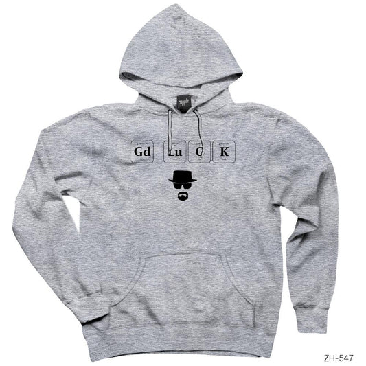 Breaking Bad Good Luck Gri Kapşonlu Sweatshirt Hoodie