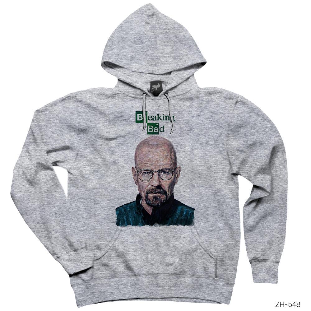 Breaking Bad Remember My Name Gri Kapşonlu Sweatshirt Hoodie