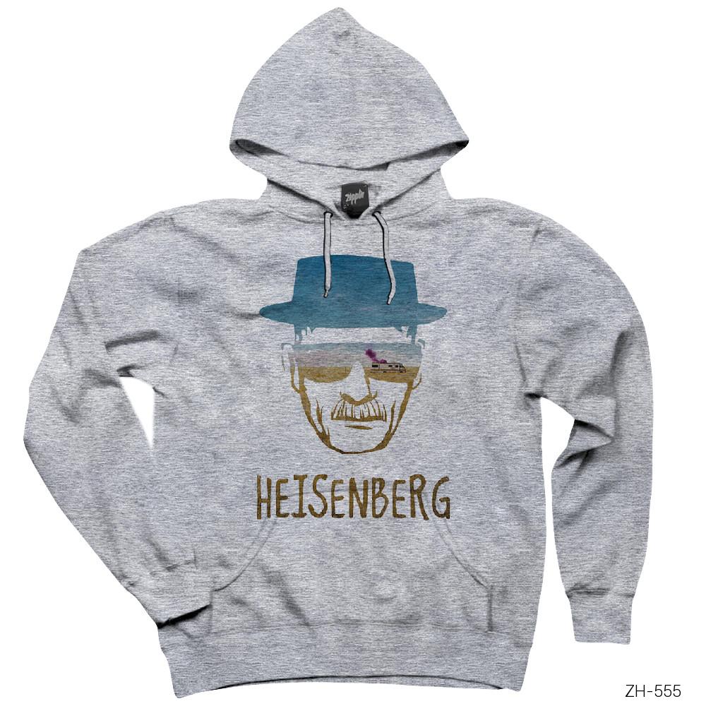 Breaking Bad Caravan Gri Kapşonlu Sweatshirt Hoodie