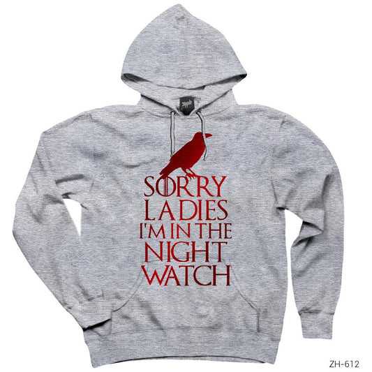 Game of Thrones Sorry Ladies Red Gri Kapşonlu Sweatshirt Hoodie
