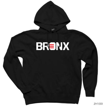 Bronx Siyah Kapşonlu Sweatshirt Hoodie