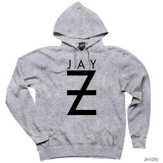 Jay Z Gri Kapşonlu Sweatshirt Hoodie