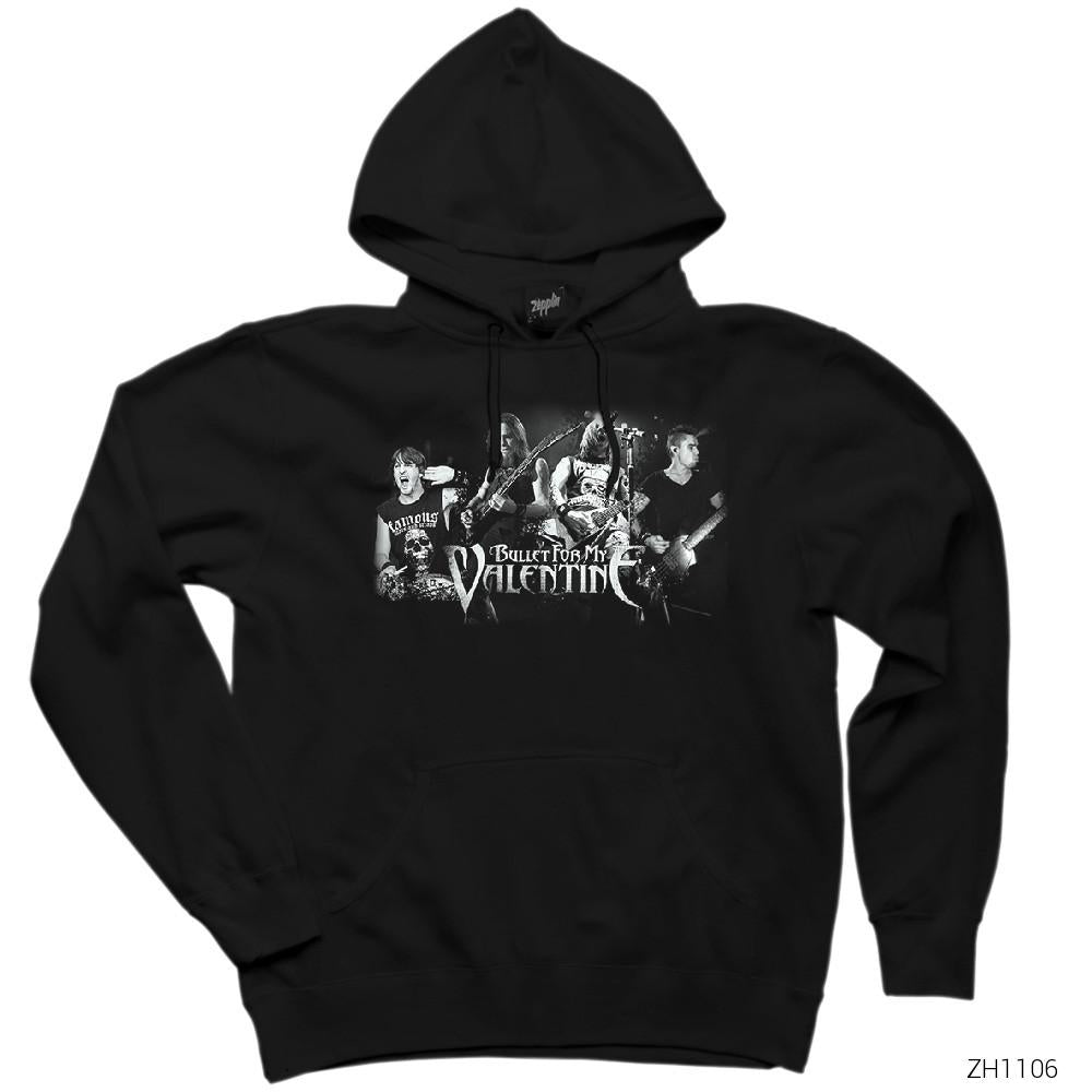 Bullet for My Valentine Group Siyah Kapşonlu Sweatshirt Hoodie