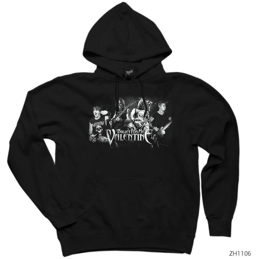 Bullet for My Valentine Group Siyah Kapşonlu Sweatshirt Hoodie