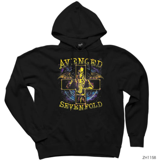 Avenged Sevenfold Stellar Siyah Kapşonlu Sweatshirt Hoodie