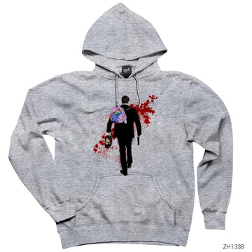 Altered Carbon Takeshi Kovacs Gri Kapşonlu Sweatshirt Hoodie