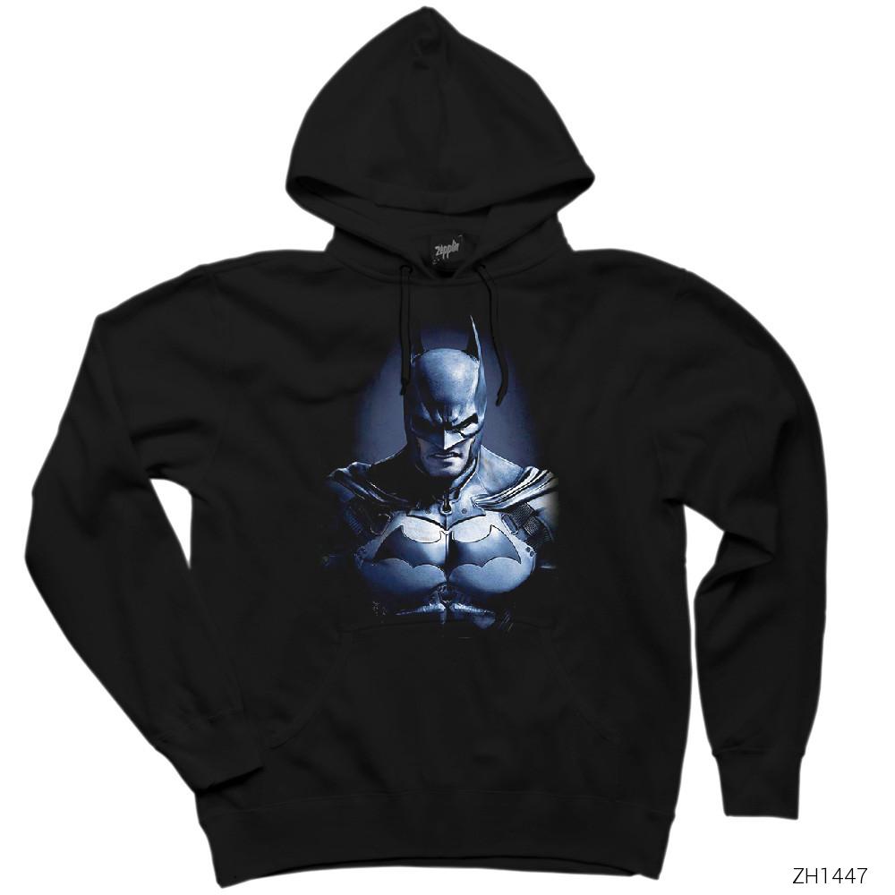 Batman Dark Knight Siyah Kapşonlu Sweatshirt Hoodie
