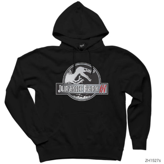 Jurassic Park Claw Siyah Kapşonlu Sweatshirt Hoodie
