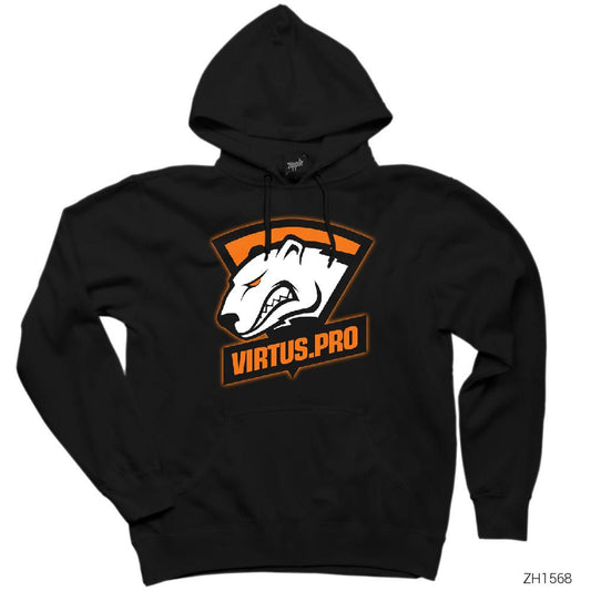 CSGO Virtus Pro Siyah Kapşonlu Sweatshirt Hoodie