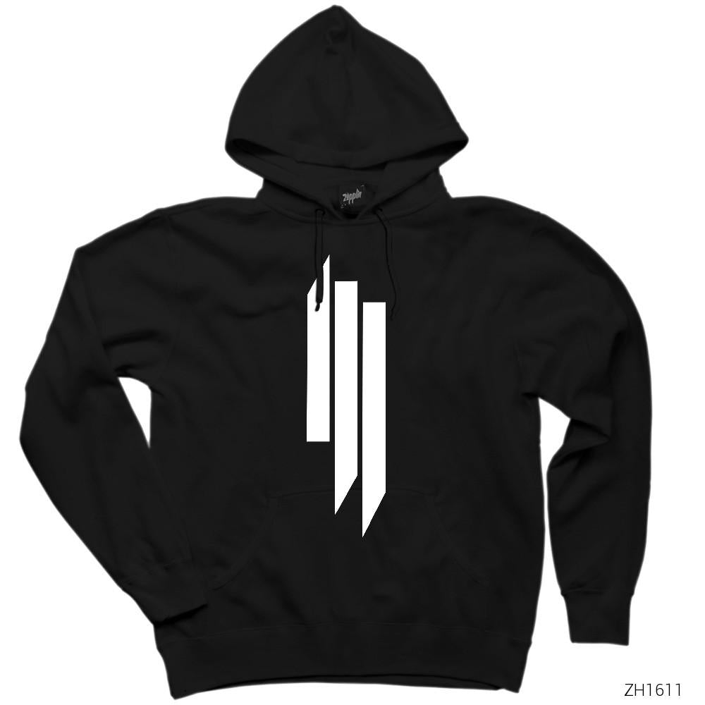 Skrillex Siyah Kapşonlu Sweatshirt Hoodie