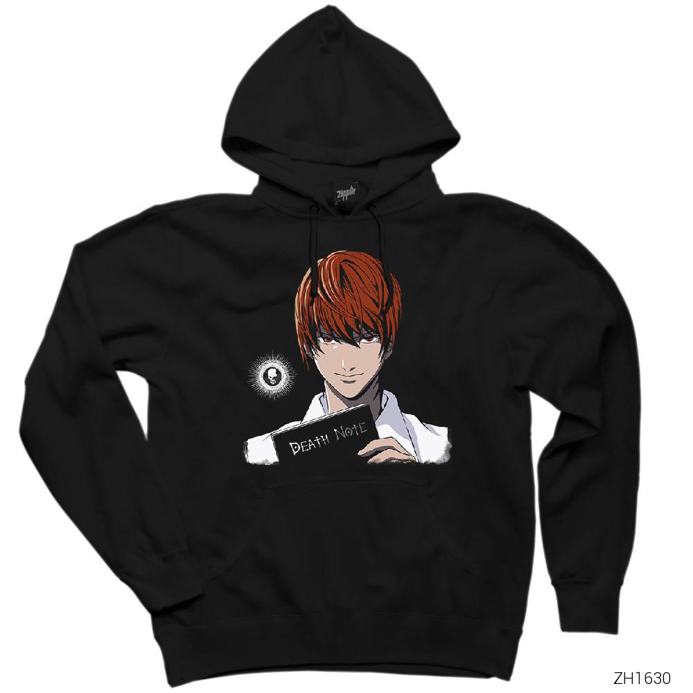 Death Note The Book Siyah Kapşonlu Sweatshirt Hoodie