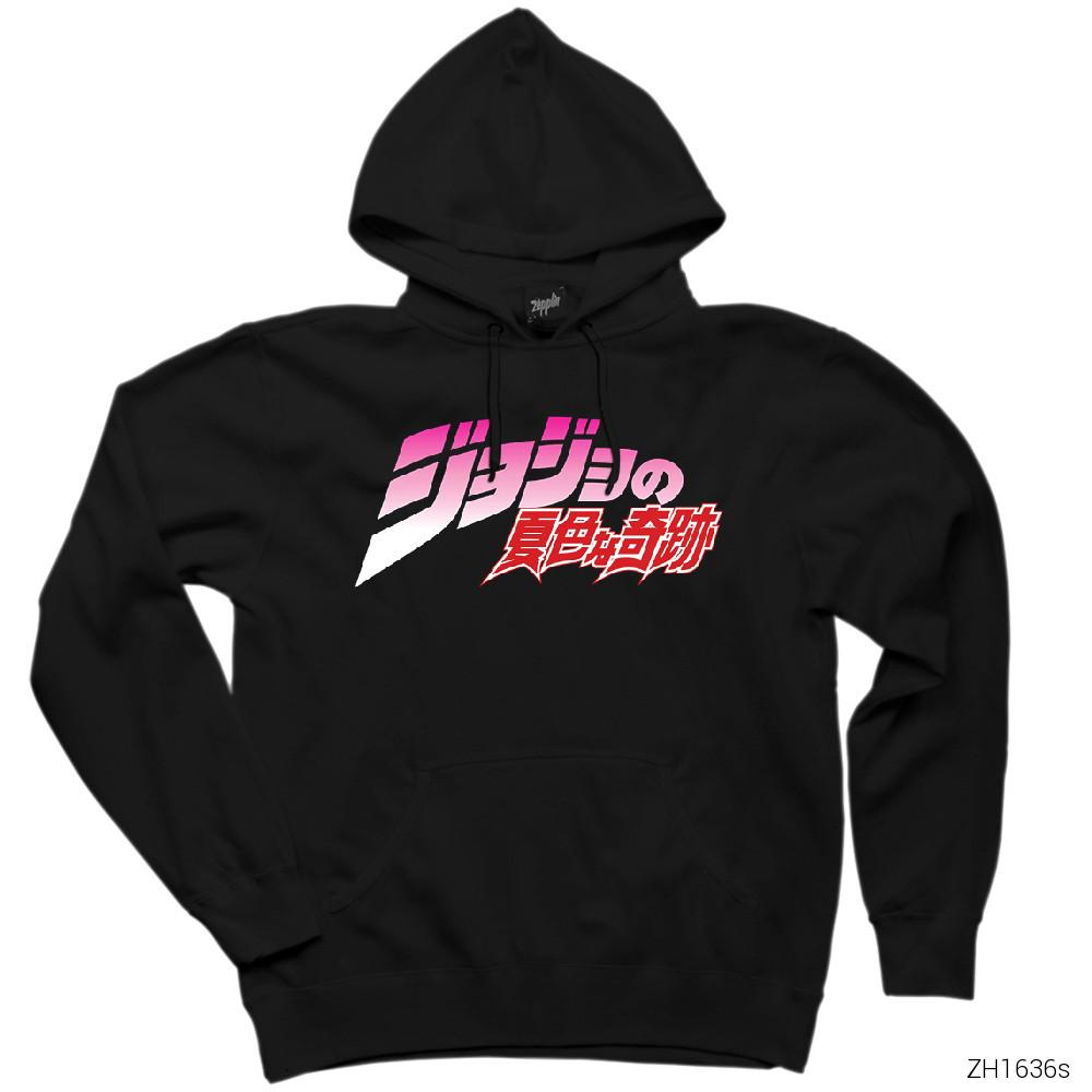 Jojo Siyah Kapşonlu Sweatshirt Hoodie