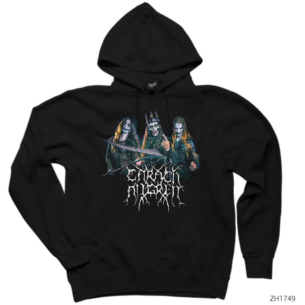 Carach Angren Lost Society Siyah Kapşonlu Sweatshirt Hoodie