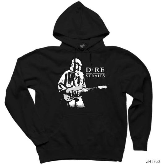 Dire Straits Concert Siyah Kapşonlu Sweatshirt Hoodie